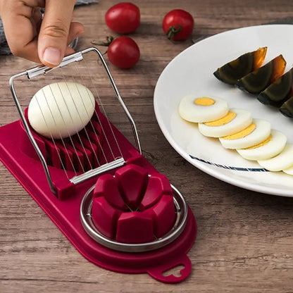 Steel Blossom Egg and Meat Slicer