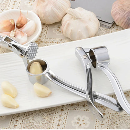 Stainless Steel Garlic Press Crusher