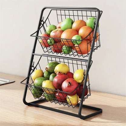 Double Layer Kitchen Organizer Shelf